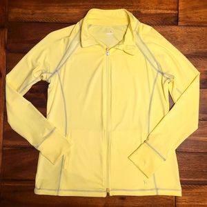 Danskin long sleeve, women's L, yellow